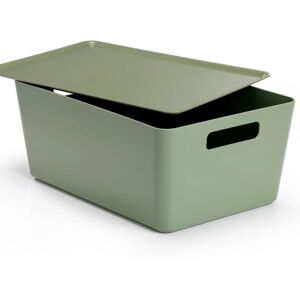 Leroy Merlin Contenitore R-Box L 33 x H 14 x P 24 cm verde