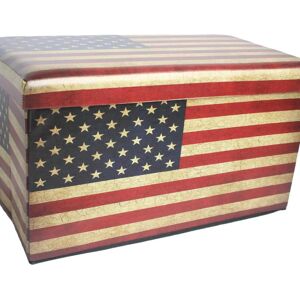 Leroy Merlin Baule Us flag L 76 x H 40 x P 40 cm Multicolore