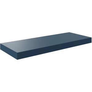 SPACEO Mensola a muro Tamburata  dritto in mdf L 60 x H 3.8 x P 23.5 cm blu