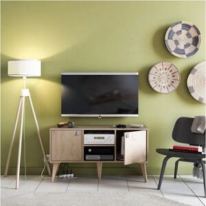 SPACEO Mobile TV KUB L 125 x H 36 P 31.7 cm beige