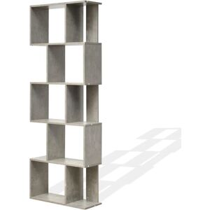 Leroy Merlin Libreria 5 ripiani Scaffale L 60 x P 24 x H 169 cm marrone noce, portata per ripiano 5 kg