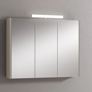 Leroy Merlin Pensile con luce Akira L 90 x P 15.5 x H 70 cm laccato lucido visone