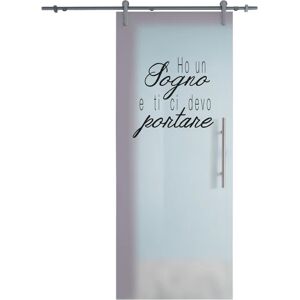 Leroy Merlin Anta per porta scorrevole Sogno in vetro trasparente L 88 x H 215 cm sinistra