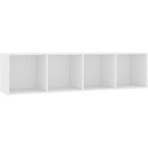 vidaXL Libreria/Mobile TV Bianco 143x30x36 cm