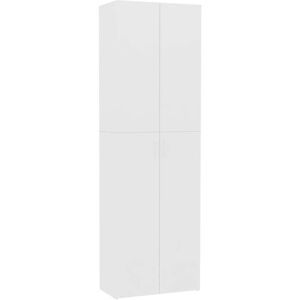 vidaXL Armadio per Ufficio Bianco 60x32x190 cm in Legno Multistrato