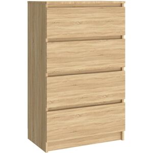 vidaXL Credenza Rovere Sonoma 60x35x98,5 cm in Legno Multistrato