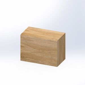 garneroarredamenti Cubo da terra 1 anta 55x40cm rovere chiaro Sunset