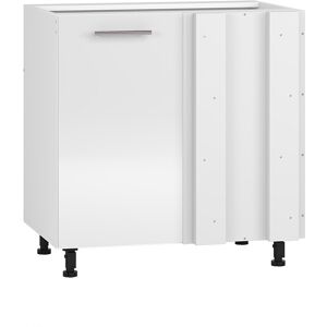 garneroarredamenti Mobile da cucina 1 anta 100x82cm bianco lucido Bamako