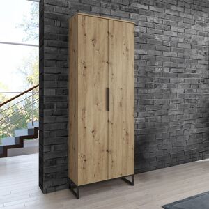 garneroarredamenti Mobile ingresso 197X68cm design moderno rovere Rustic