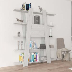 garneroarredamenti Libreria moderna soggiorno 150x194cm bianca Cosmo