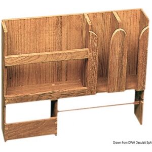 ARC Marine Portapiatti, tazze (impilabili), scottex ARC Porta piatti teak 490x106x425 mm