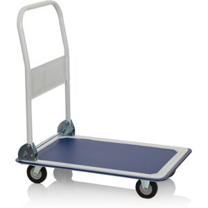 hjh OFFICE CARRY - Carrello a piattaforma Blu / bianco