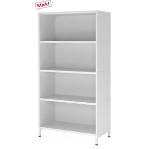 hjh OFFICE PRO FlexWall   Altezza 4 raccoglitori   4 x unità con telaio di base - Bianco