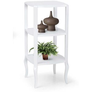 Milani Home Mobiletto 36x36x79 Bianco Per Interno Camera Cameretta Salotto Ingresso Cucina Bianco 36 x 79 x 36 cm