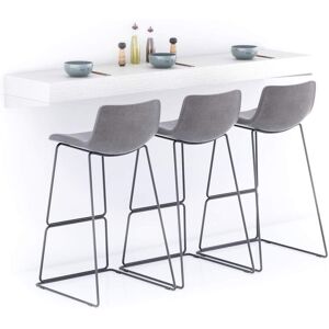 Mobili Fiver Mensolone Da Bar Evolution 180x40, Bianco Frassino