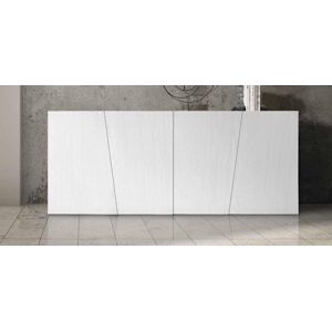 Credenza da 180 cm in legno abete bianco spazzolato