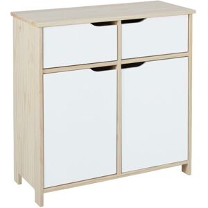 Credenza 2 ante 2 cassetti in legno massello acero