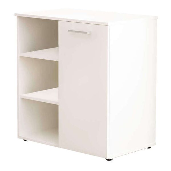 milani home mobile ingresso di design moderno con scarpiera e porta borse bianco 68 x 87 x 35 cm