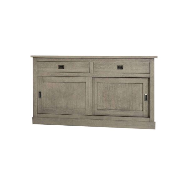 milani home mobile base rovere patinato cm 150x50x90 h grigio per casa cucina sala da pranz grigio 150 x 90 x 50 cm