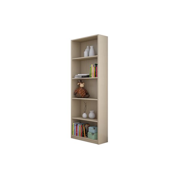 brixo 65 38 06 librerie in legno verniciato 6 ripiani 57x25xh186 cm - 65 38 06