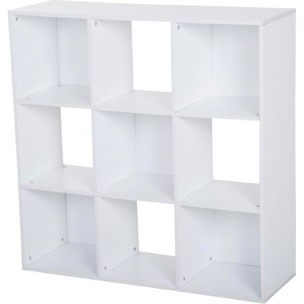 dechome 8334ddgt libreria 9 scomparti cubo bianca 91.5x29.5x91.5 cm - 8334ddgt