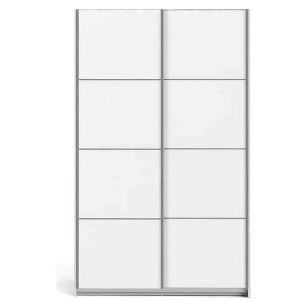 tvilum aps 75280/034949 armadio 2 ante scorrevoli 122x64x201h cm colore bianco - 75280/034949 linea verona