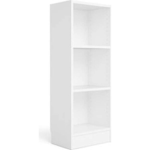 tvilum 7177449 libreria 2 ripiani 26x107x40 cm colore bianco - 7177449 basic