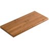 SANITEC Mensola a muro Arte povera dritto in legno L 76 x H 2.4 x P 24 cm noce