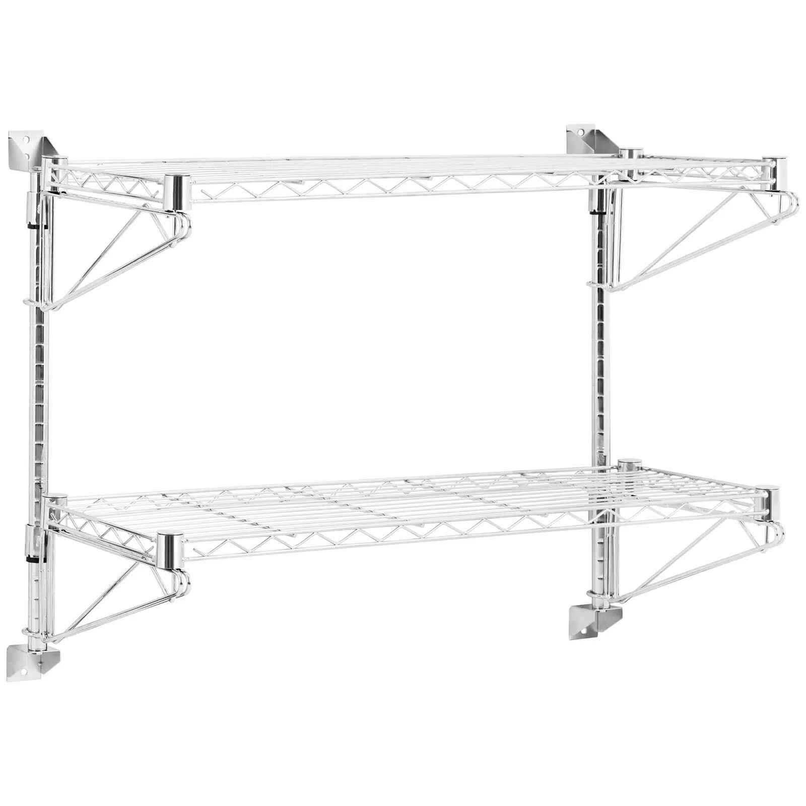 Royal Catering Mensola a muro - 2 ripiani - 90 cm -  RCMR-1800P56