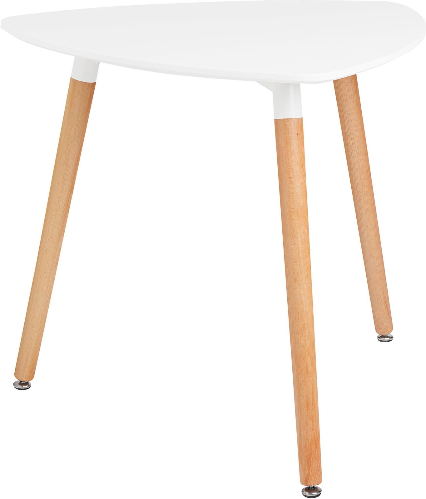 Fromm & Starck Tavolo triangolare - Design moderno - 80 x 80 cm - Bianco STAR_DESK_11