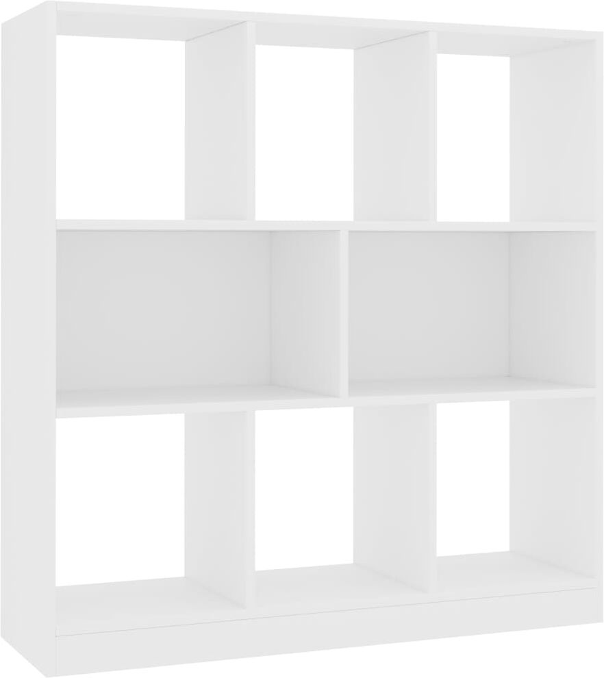 vidaXL Libreria Bianca 97,5x29,5x100 cm in Legno Multistrato