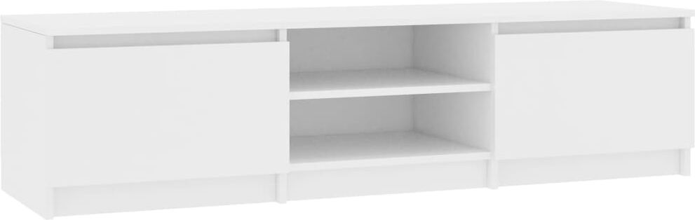 vidaXL Mobile Porta TV Bianco 140x40x35,5 cm in Legno Multistrato