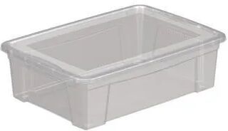 MAZZEI Box Con Coperchio 56x17x39,5 Cm (Lxhxp) 25,6 L Trasparente