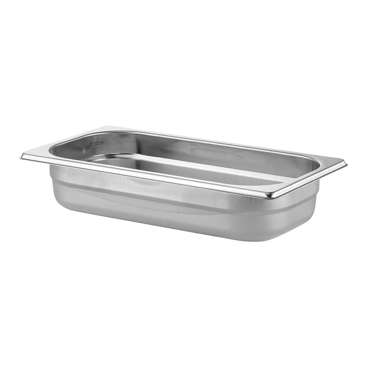 ABERT Bacinella Sovrapponibile 1/3 Alimentare 32,5x10x17,6 Cm (Lxhxp) 6 L Acciaio Inox 304