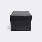 Zanat 'branco' Box, Small, Black