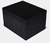 Zanat 'branco' Box, Large, Black