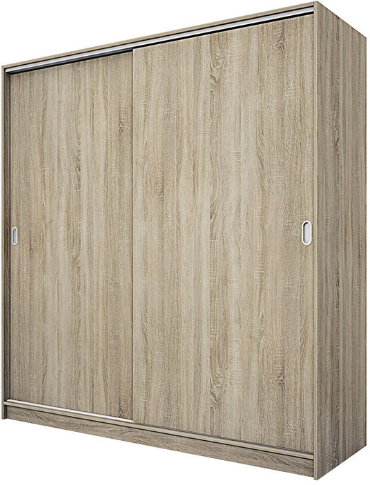 garneroarredamenti Armadio 180x191cm scorrevole moderno rovere sonoma Morante