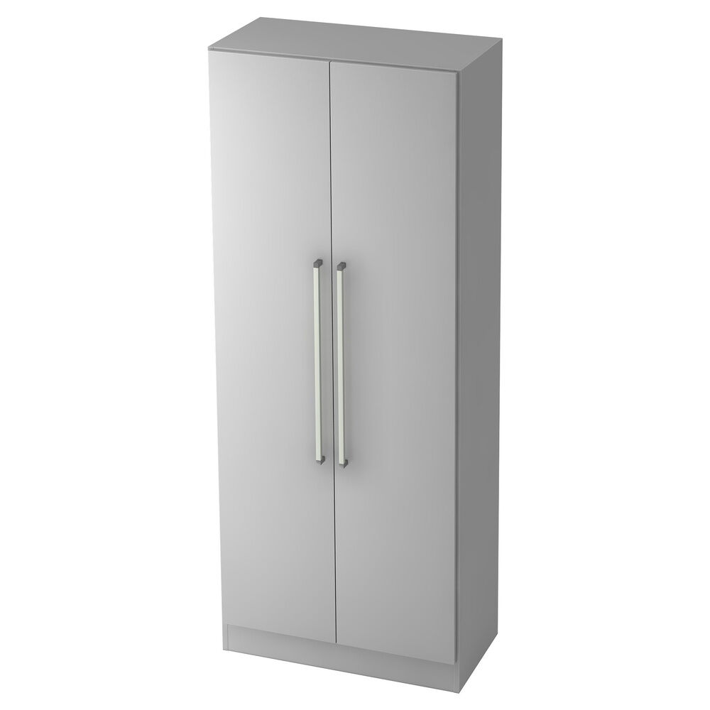 hjh OFFICE PRO SIGNA G 7200 CE - Grigio 5 OH Armadio porta abiti maniglia in metallo cromato