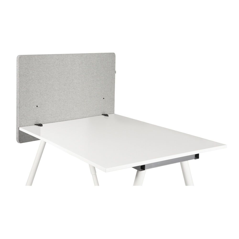 hjh OFFICE FLEXMIUT D SIDE   Pannello acustico divisorio   80 cm una confezione - Divisorio per scrivania Grigio chiaro