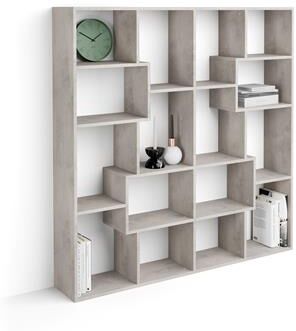 Mobili Fiver Libreria S Iacopo (160,8 x 158,2 cm), Grigio Cemento