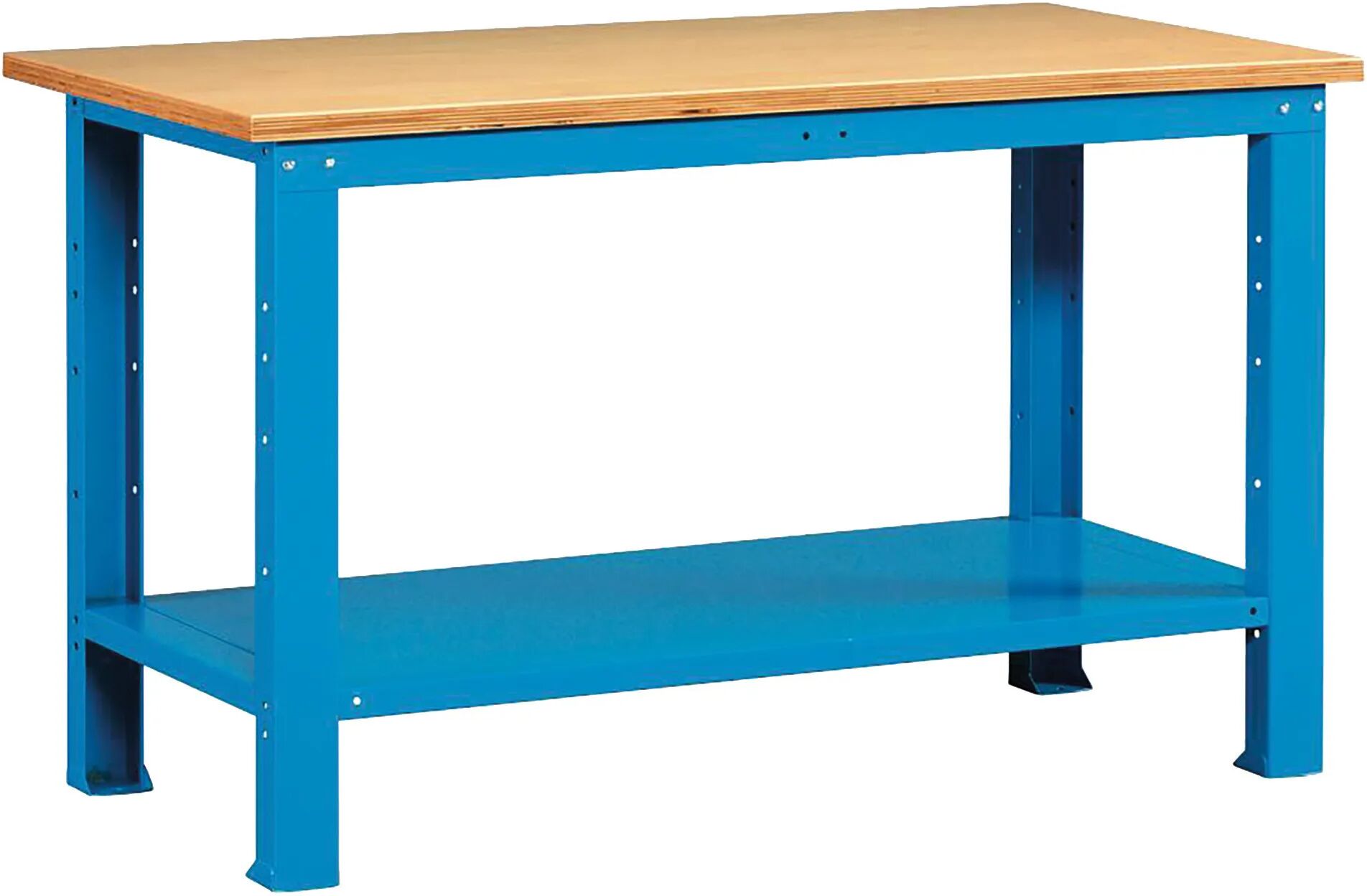 Fami BANCO DA LAVORO 150x75x88 cm SMONTATO PIANO MULTIPLEX COLORE BLU (LxPxH)