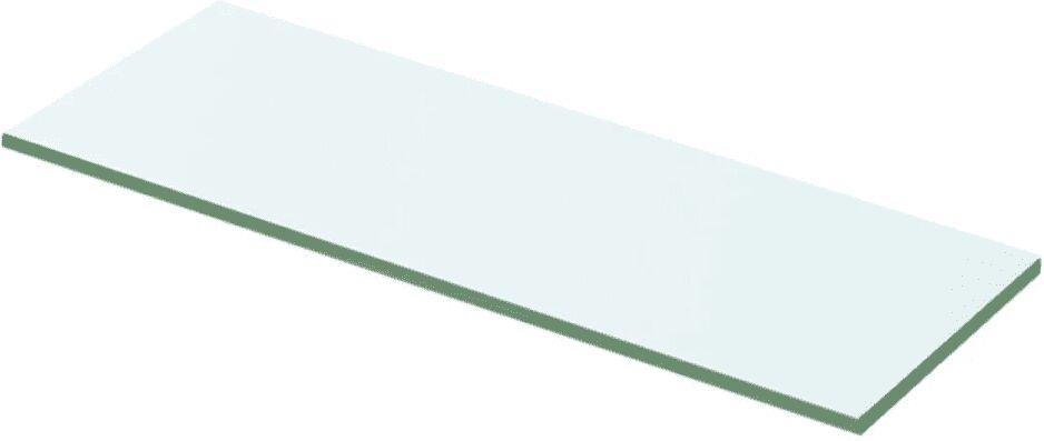 vidaXL Wandschap transparant 50x12 cm glas