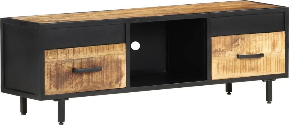 vidaXL Tv-meubel 120x30x40 cm ruw mangohout