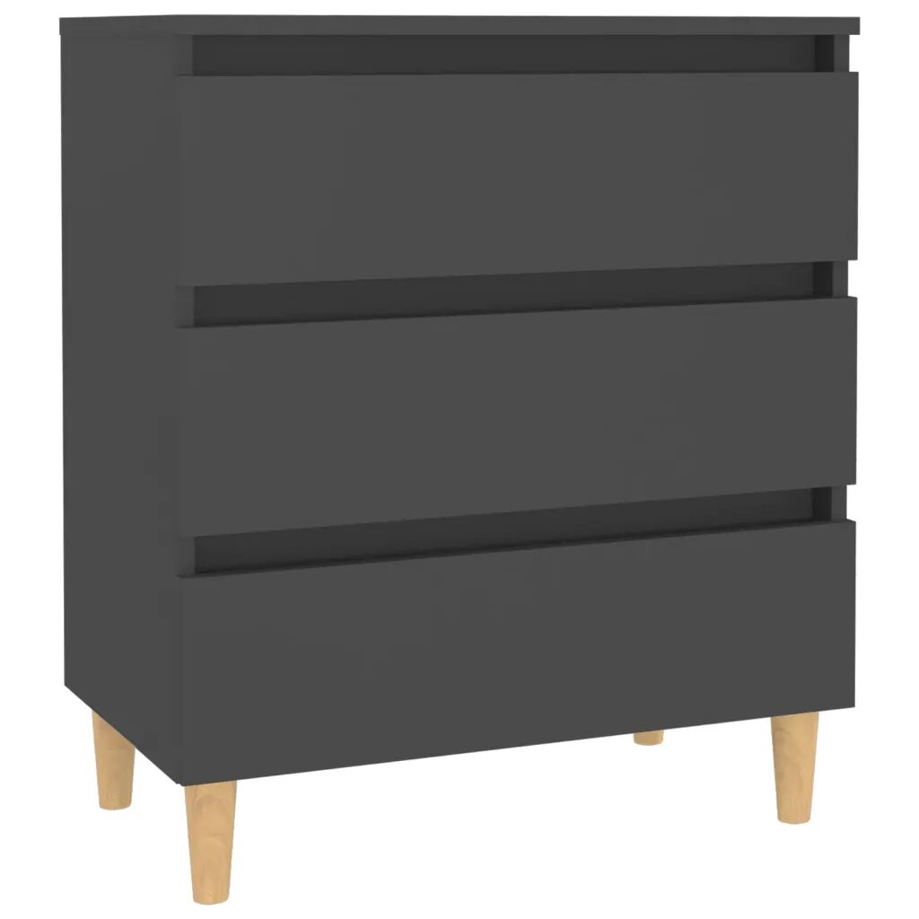 vidaXL Dressoir 60x35x69 cm spaanplaat grijs