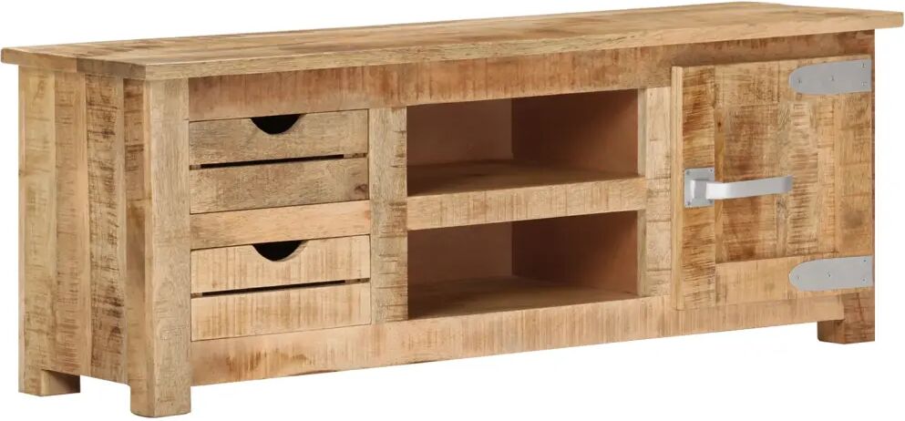 vidaXL Tv-meubel 110x30x40 cm ruw mangohout