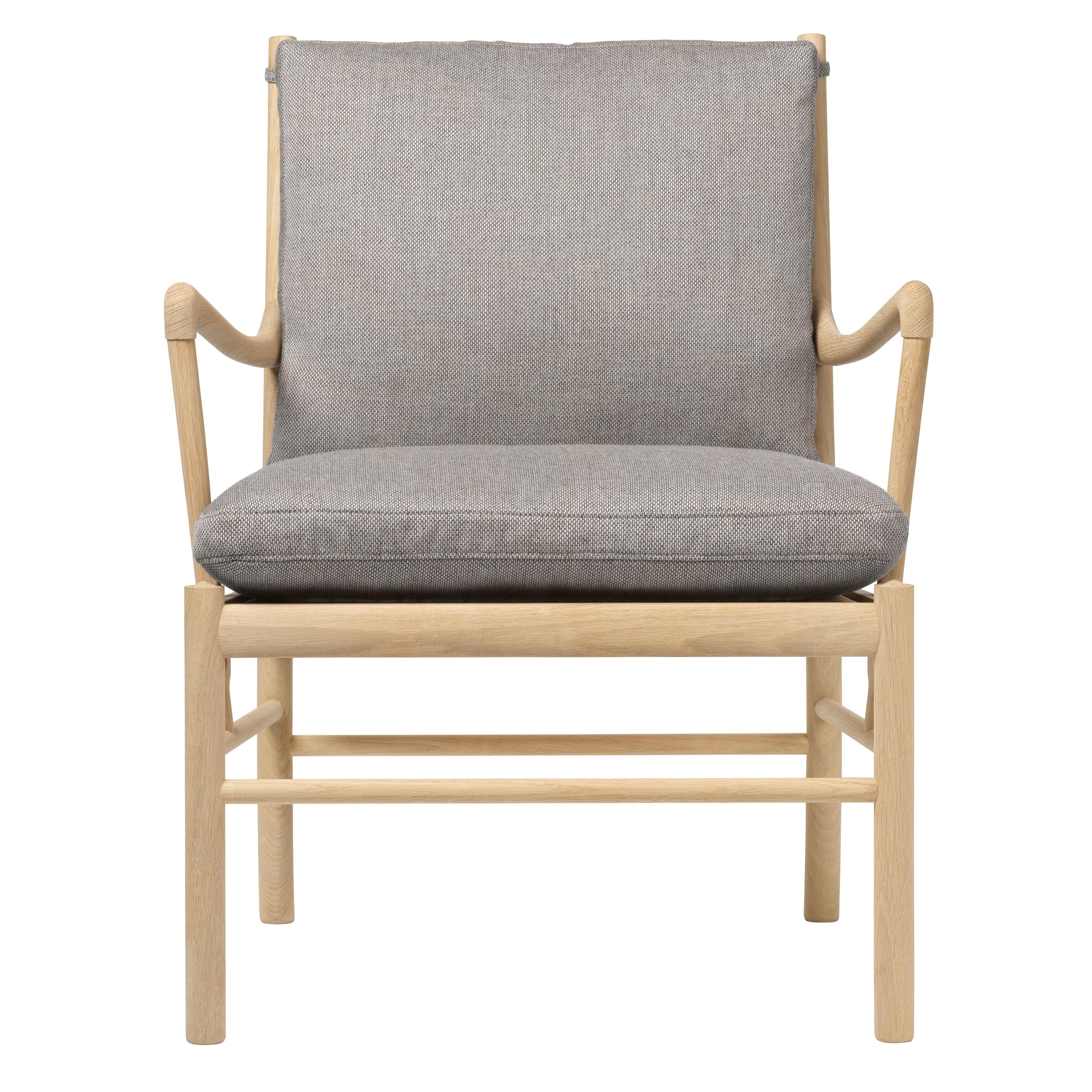 Carl Hansen & Son OW149 Colonial Chair fauteuil gezeept eiken rewool 128