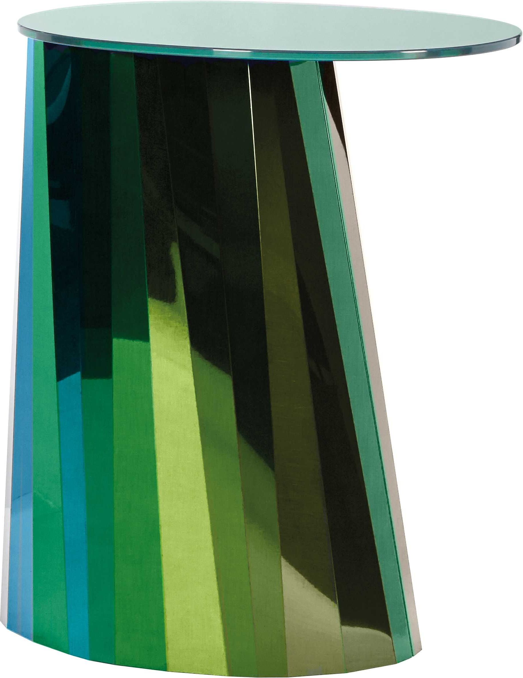 ClassiCon Pli High bijzettafel 53x42 groen tafelblad glanzend