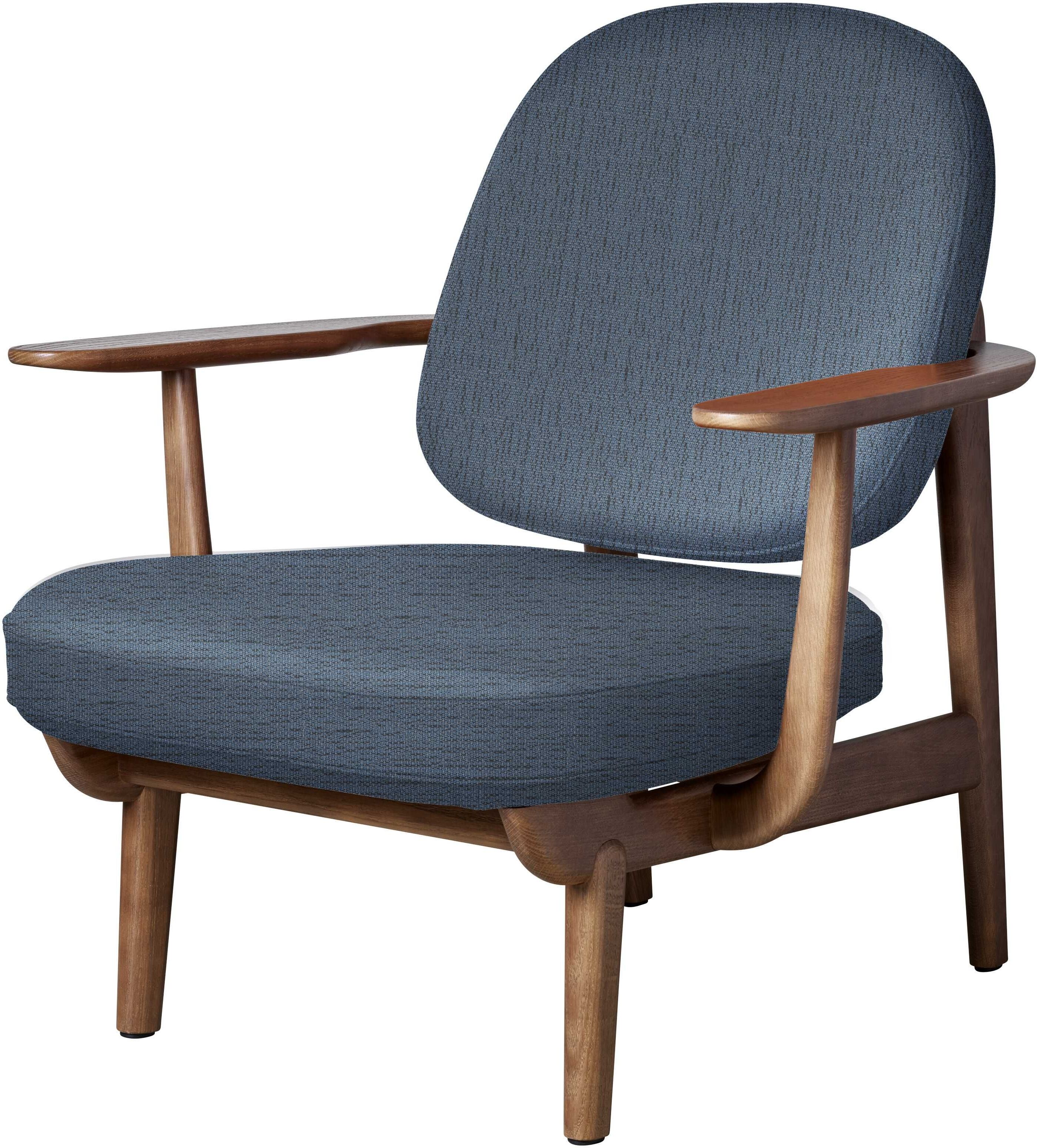 Fritz Hansen Fred JH97 fauteuil walnoten onderstel Christianshavn 1152