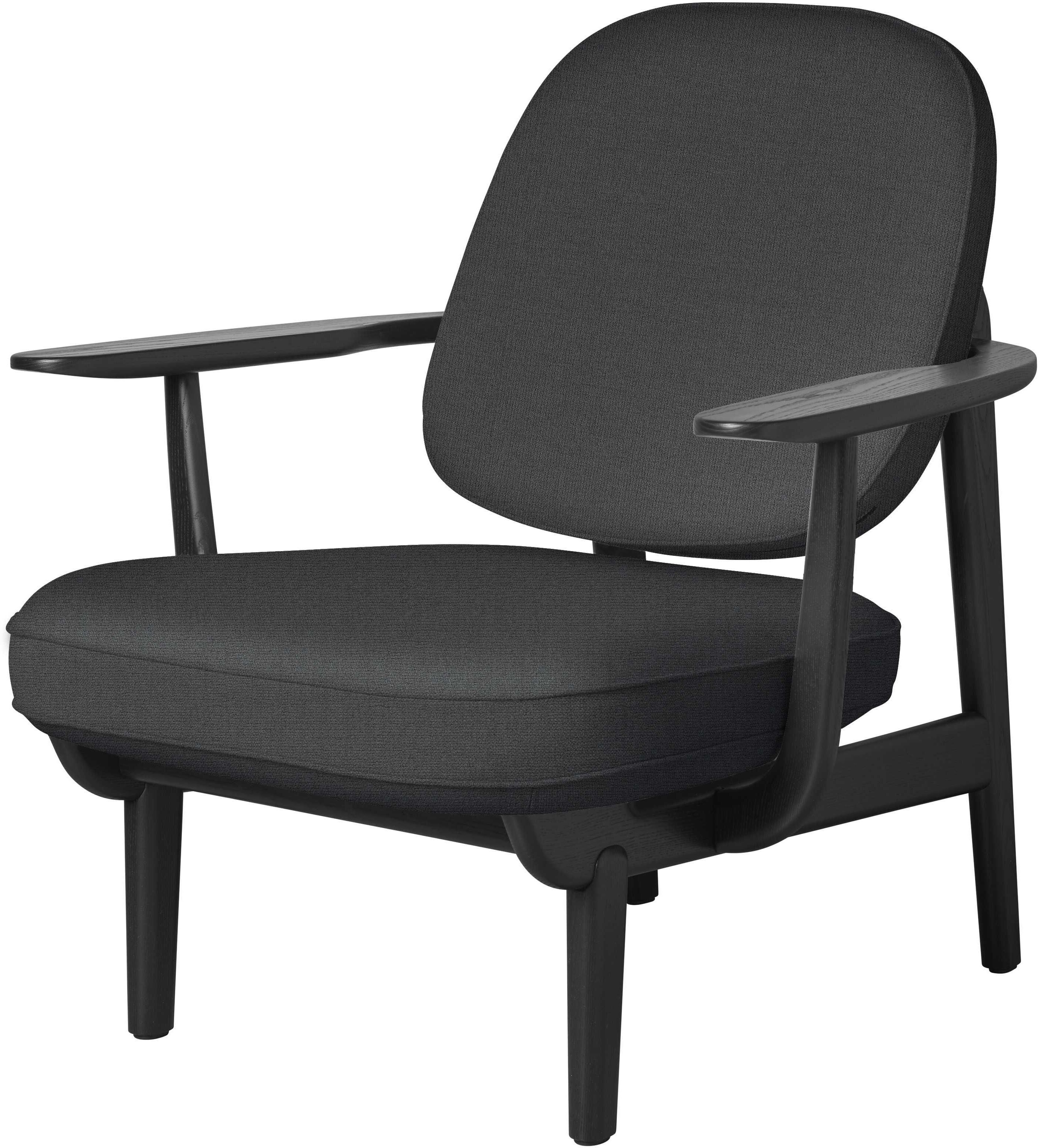 Fritz Hansen Fred JH97 fauteuil zwart gelakt essen Christianshavn 1172