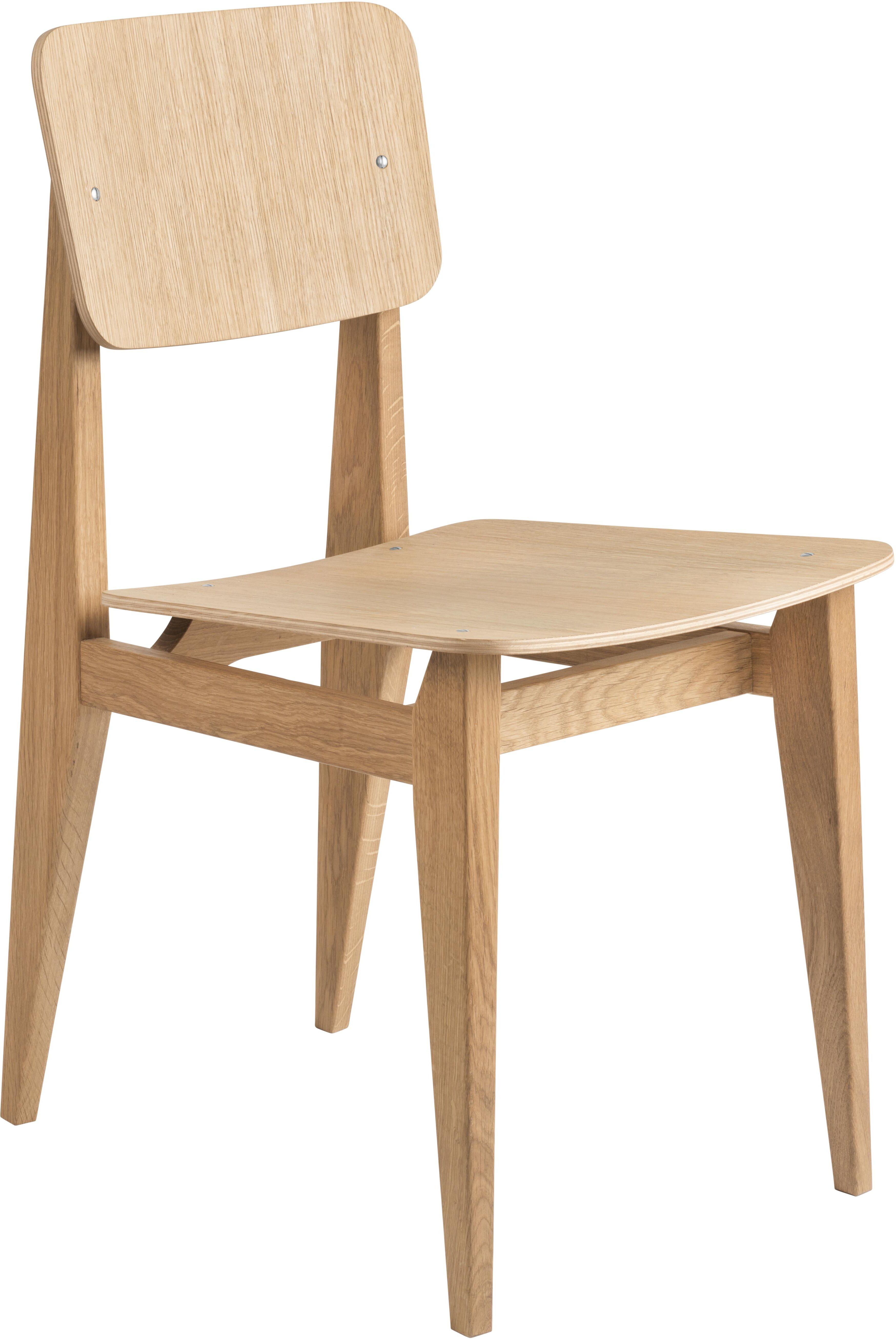 Gubi C-chair stoel fineer oak oiled